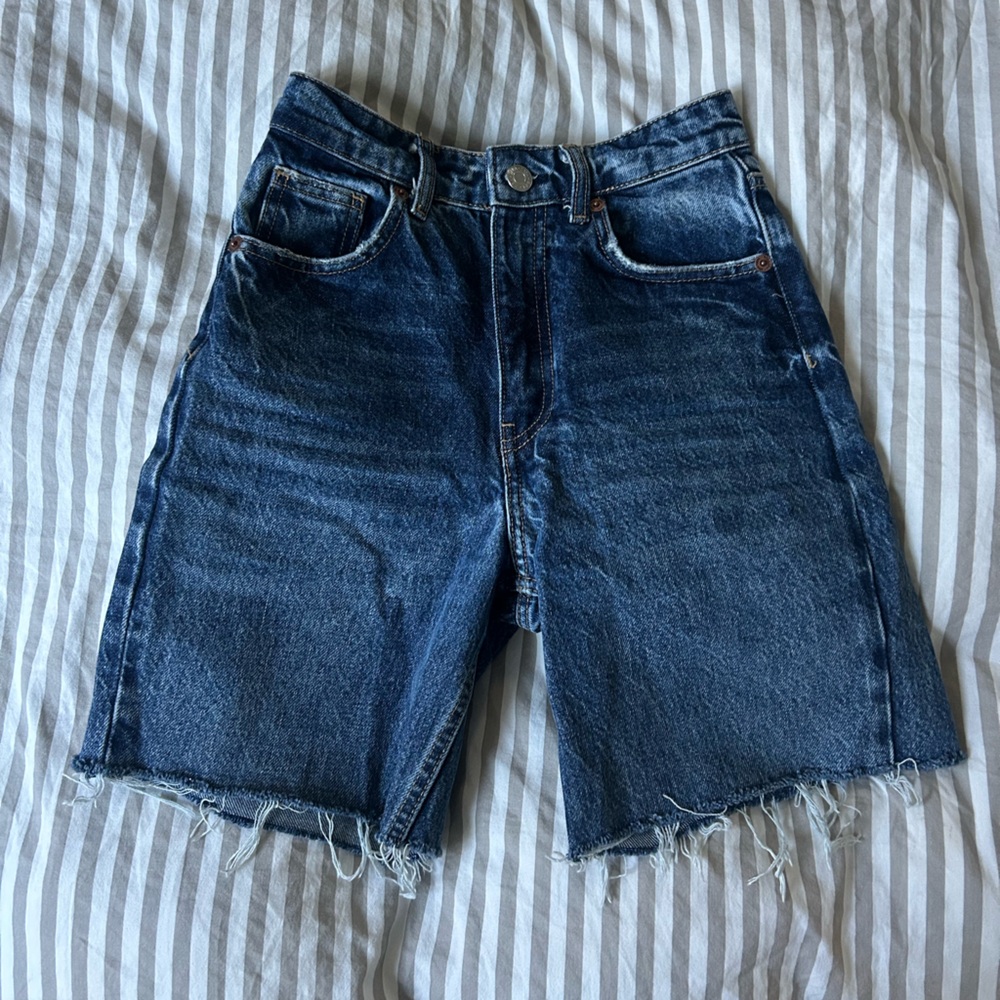 Zara Denim Blue Women's Shorts | 2